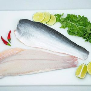 FROZEN PANGASIUS FILLET, SKIN ON